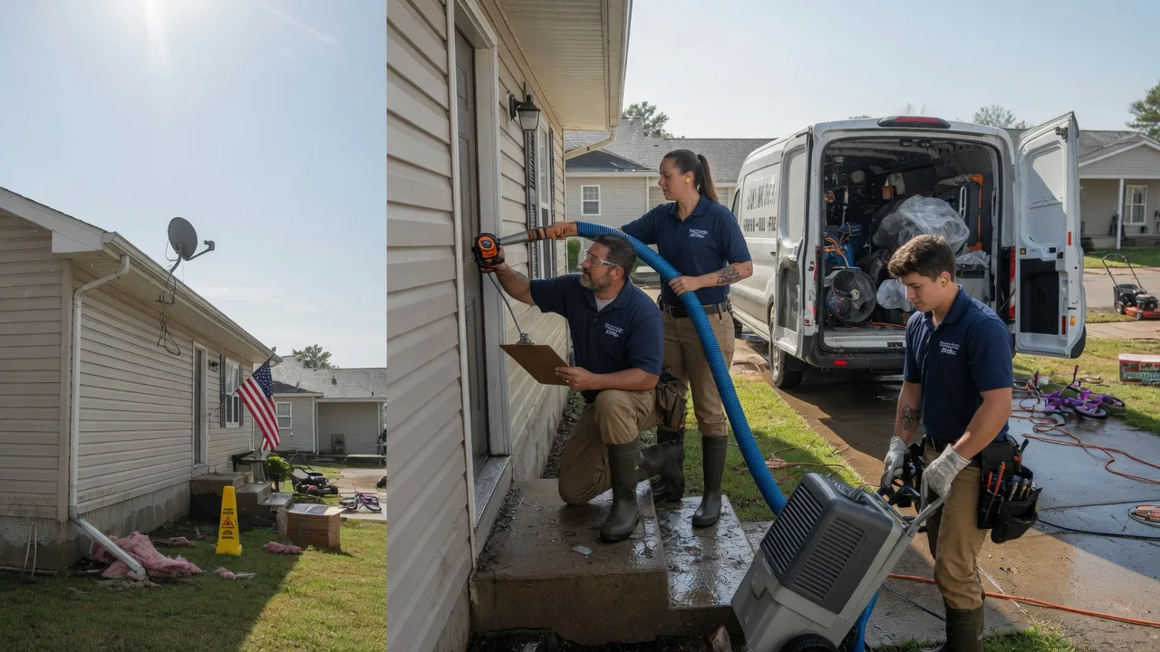 Ceiling Water Damage Restoration in Fortuna, MO near me